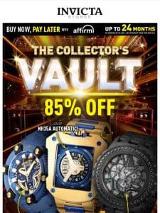 ⚠️85% OFF The Vault Open With NEW COLLECTOR STYLES❗️