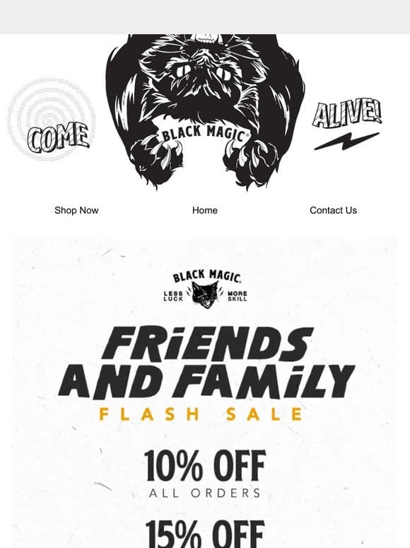 ⚡ Friends & Family Flash Sale in LIVE! ⚡