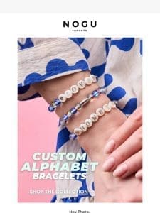 ✨5 *NEW* Custom Alphabet Bracelets Are Here!