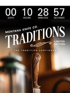 ❌ The MKC Traditions Knives Drop TONIGHT!
