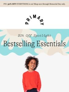 ⭐ 30% Off Bestselling Essentials ⭐