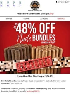 ⭐ Nude Bundles Starting at $24.99 ⭐