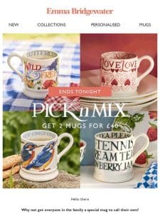️ Ends Tonight! – 2 Mugs For £40  ️