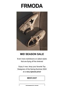 ️ Mid Season Sale: New added products