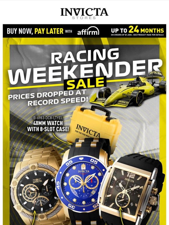 ️Record Speed PRICE DROPS RACING WEEKEND Sale❗️