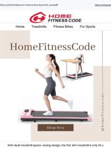 ， Need more energy? Let HomeFitnessCode be your boost