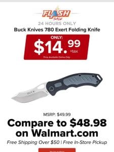 24 HOURS ONLY | BUCK KNIVES FOLDING KNIFE | FLASH SALE