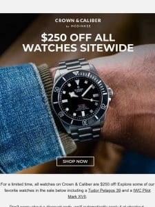 $250 Off Sitewide On All Watches ✨