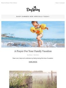 A Prayer for Your Family Vacation