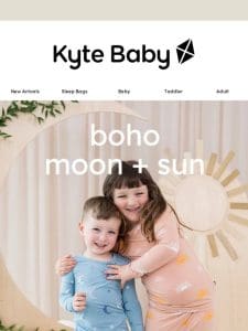 Boho Moon + Sun is here