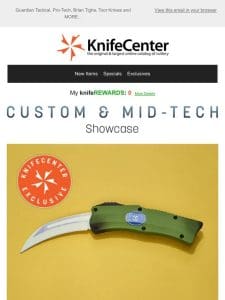 Customs & Mid-Techs: Exclusive Heretic， Chris Reeve， Microtech