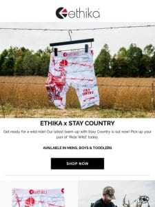 Ethika x Stay Country Signature Series!