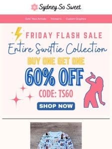 Friday Flash Sale – 60% Off for Swiftie Fans!