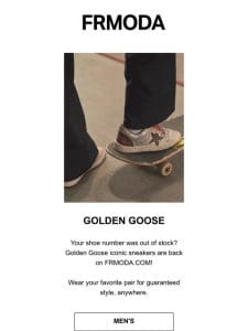 Golden Goose: Your favs in stock