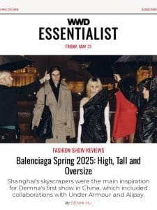 High， Tall and Oversize at Balenciaga Spring 2025