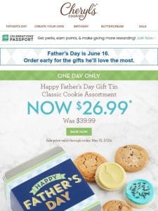 Honor Dad and all the fatherly figures in your life with a tasty gift.