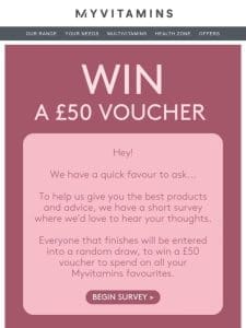 How to win £50 for your next shop