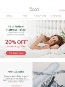 Introducing Our New Airflow Mattress: Enjoy 20% Off* Today!