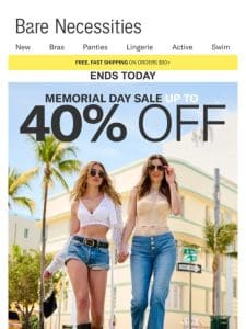 It’s Almost Over! 40% Off Memorial Day Sale | ENDS TODAY