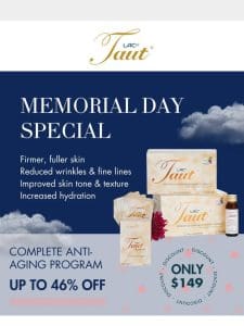 Last Chance – Memorial Day Special – 44% OFF!