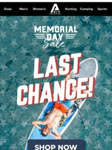 Last Chance to Save 30%