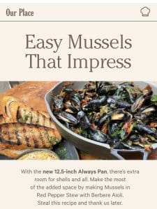 Let’s make mussels  ‍