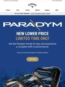 Limited Time! Get Paradym Performance For Less.