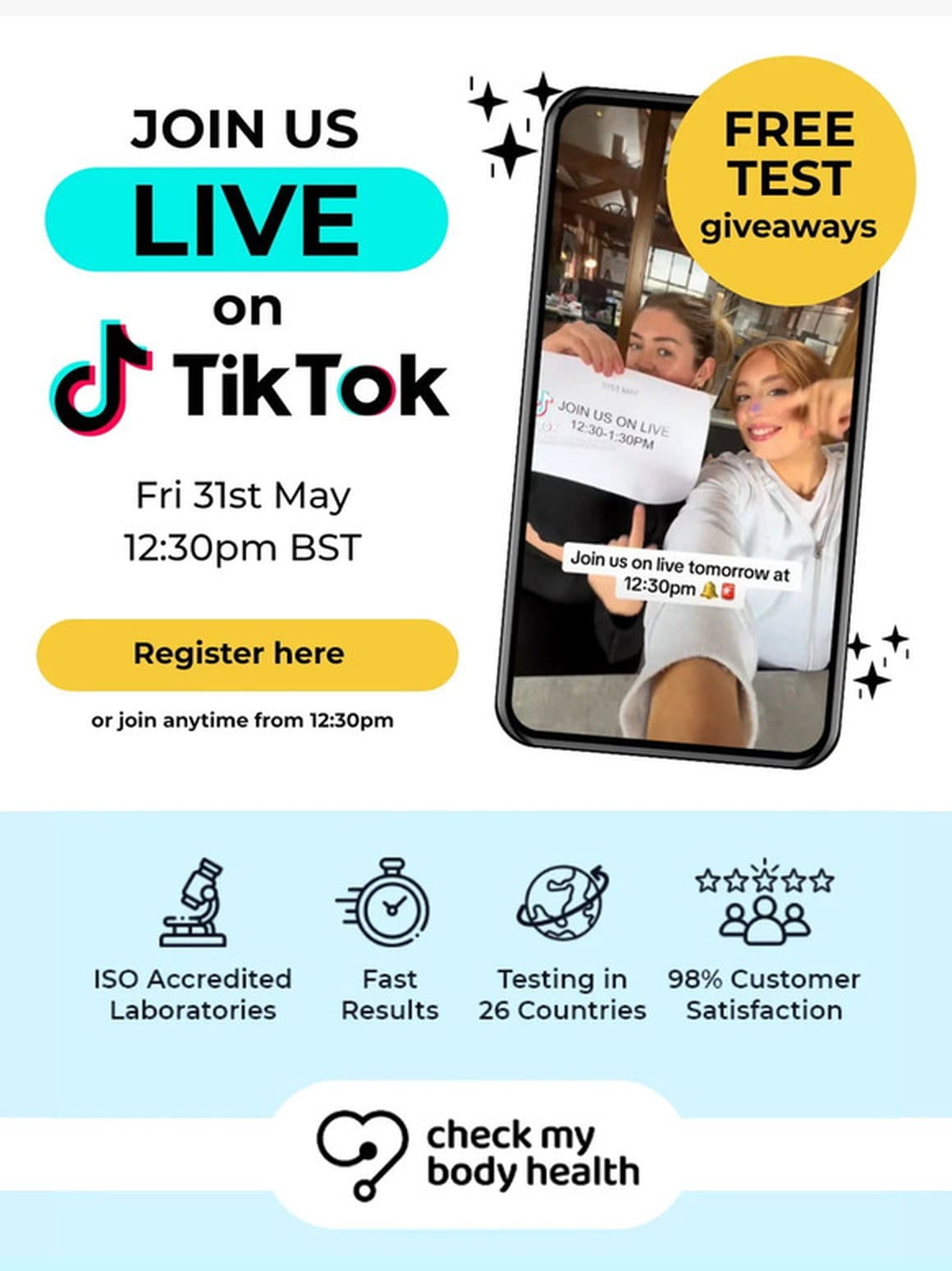 Live on TikTok: Join us for exclusive giveaways!