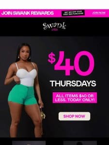 Load Up: $40 Thursday Drop is Here!