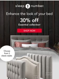 Lucky you! 30% Off Essential & Signature Furniture Collections