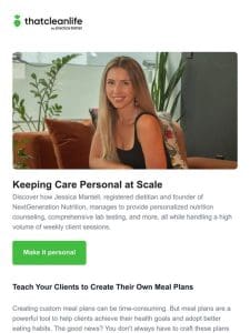 Managing 30 Clients Weekly with Personalized Plans
