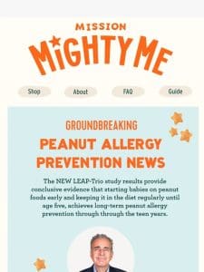 NEW Groundbreaking Peanut Allergy Prevention News