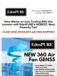 New 360 Air Fan – ON SALE NOW