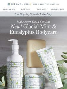 New Scent! Meet Glacial Mint & Eucalyptus