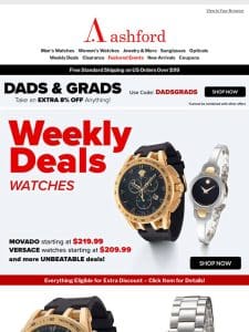 New Week， New Watch Deals!