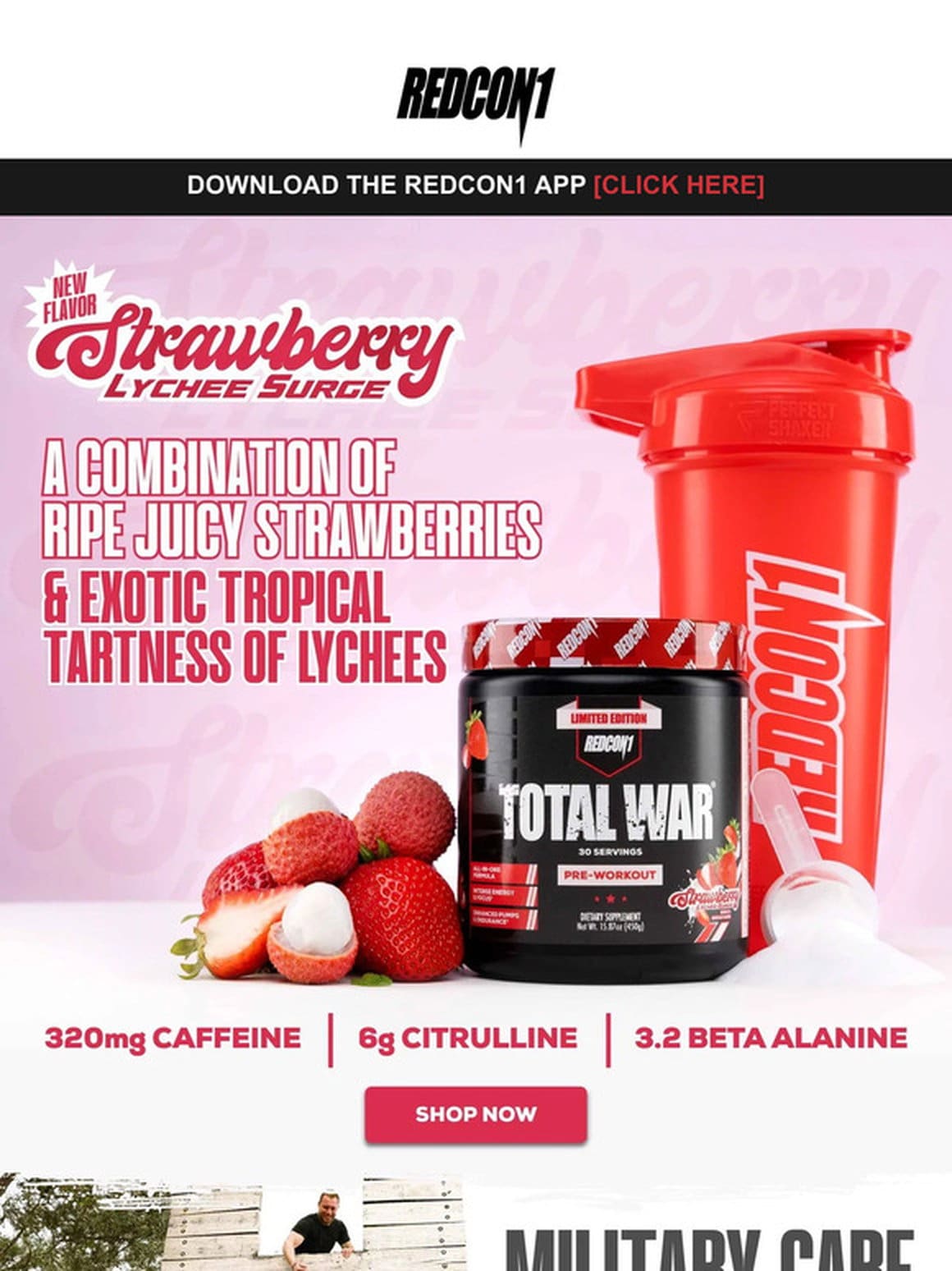 [New flavor drop] TOTAL WAR in Strawberry Lychee