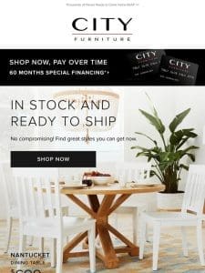 No Waiting: Shop Ready to Ship Styles