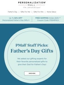 PMall Staff Picks: Father’s Day Gifts