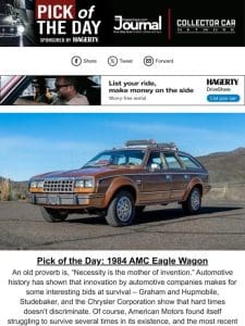 Pick of the Day: 1984 AMC Eagle Wagon