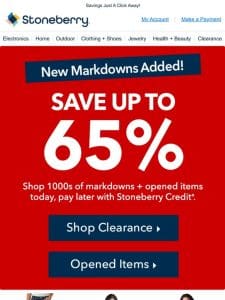 Picked For You: New Clearance Deals!