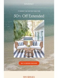 SURPRISE! Memorial Day Sale， extended