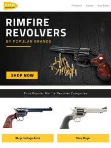 Shop Rimfire Revolvers By Popular Brands
