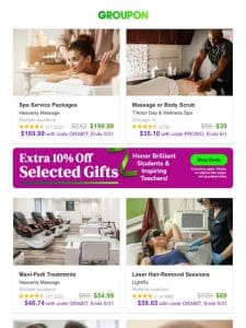 Spa Service Packages and More