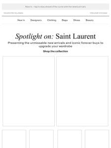 Spotlight on: Saint Laurent