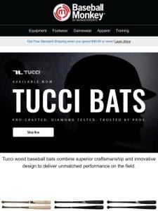Step Up Your Game with Tucci Premium Wood Bats!