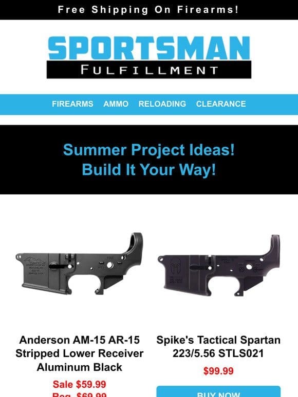 Summer Project Ideas! Lowers， Uppers， Parts Kits & More!