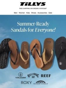 Summer-Ready | Sandals for Everyone