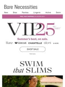 Summer’s Best， On Sale: 25% Off | VIP Event
