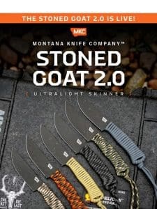 THE STONED GOAT 2.0 IN CARBON STEEL IS LIVE!