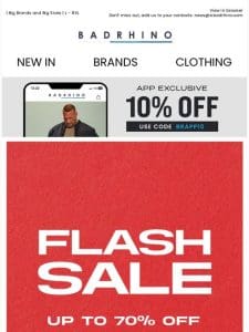 The Flash Sale is Still On!